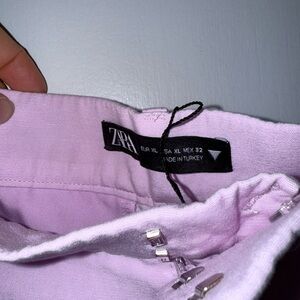 Zara Soft Pink Collared Shirt